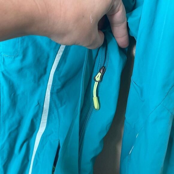 The North Face Jacket Women's SP Blue Full Zip Hooded Pockets HyVent Outdoors - Picture 11 of 15
